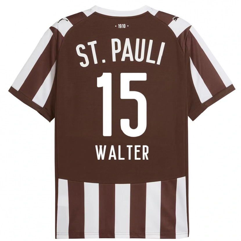 Danxen Męski Marcel Walter #15 Kawa Z Mlekiem Biały Domowa Koszulka 2025/26 Koszulki Klubowe