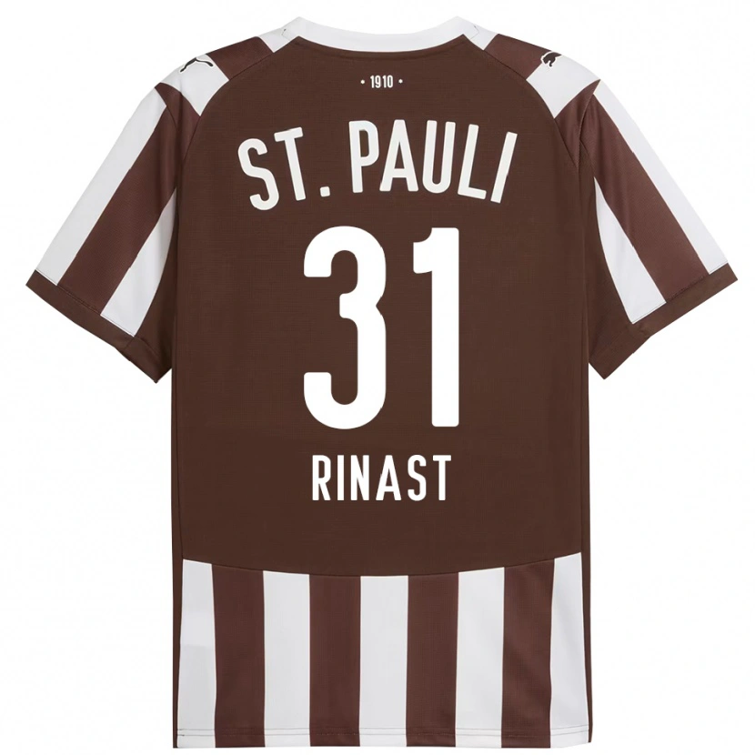 Danxen Męski Rachel Rinast #31 Kawa Z Mlekiem Biały Domowa Koszulka 2025/26 Koszulki Klubowe