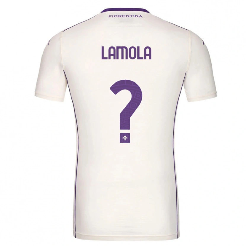 Danxen Męski Lorenzo Lamola #0 Biały Fioletowy Czerwony Wyjazdowa Koszulka 2025/26 Koszulki Klubowe