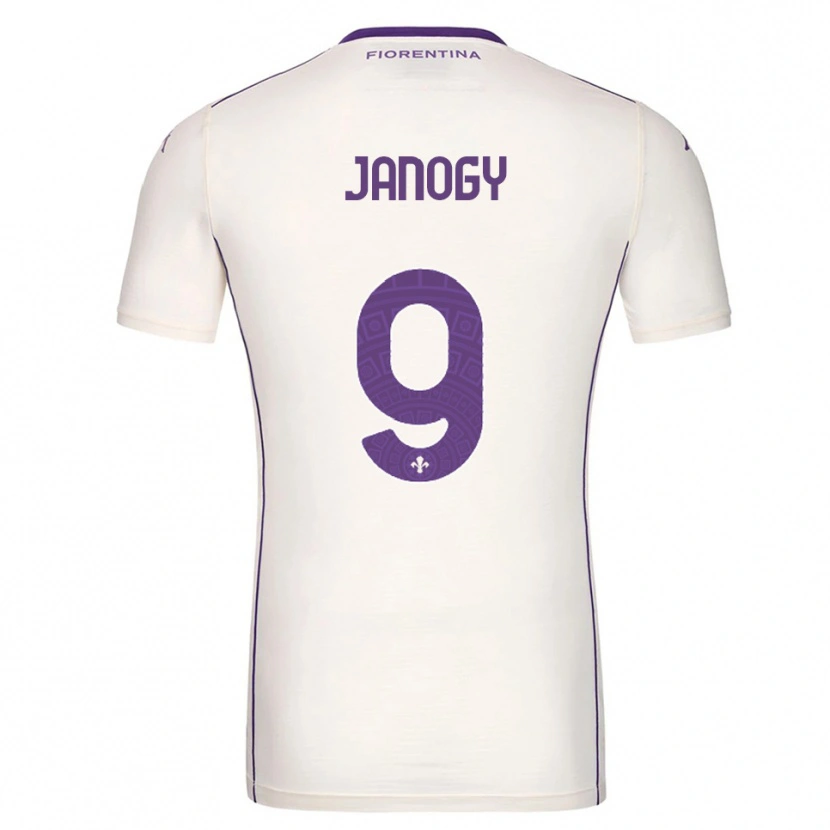 Danxen Męski Madelen Janogy #9 Biały Fioletowy Czerwony Wyjazdowa Koszulka 2025/26 Koszulki Klubowe