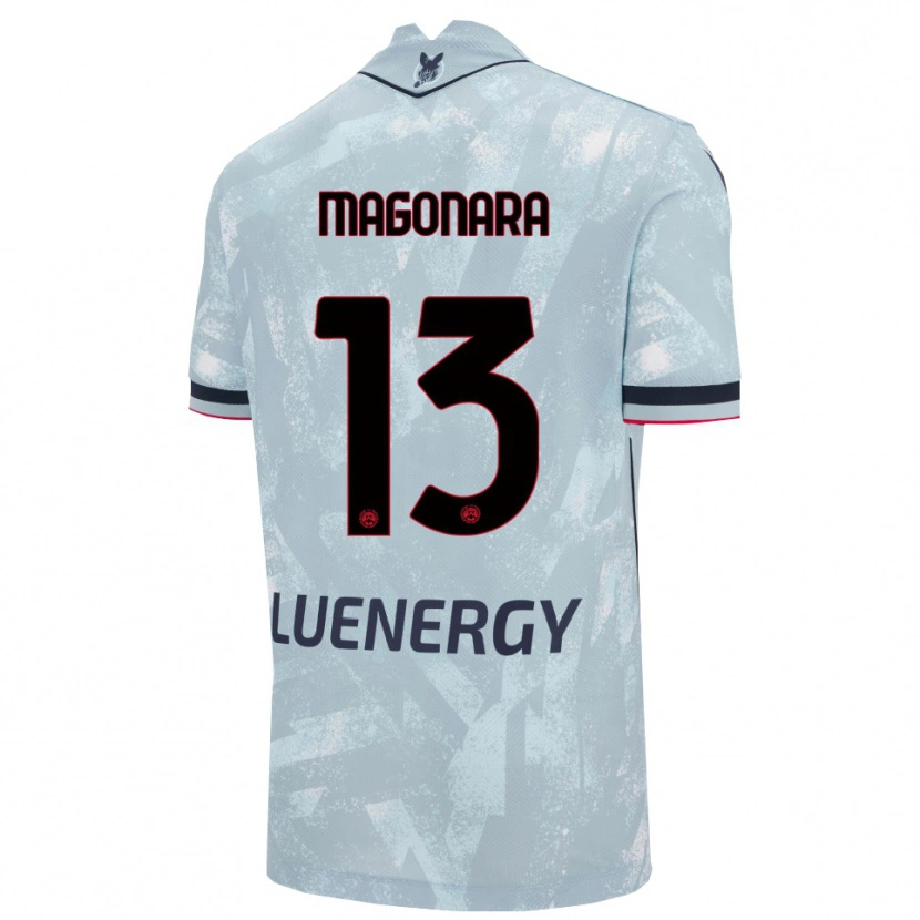 Danxen Męski Matteo Magonara #13 Jasnoniebieski Czarny Wyjazdowa Koszulka 2025/26 Koszulki Klubowe