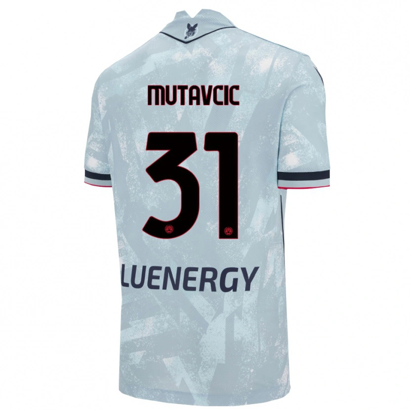 Danxen Męski Jan Mutavcic #31 Jasnoniebieski Czarny Wyjazdowa Koszulka 2025/26 Koszulki Klubowe