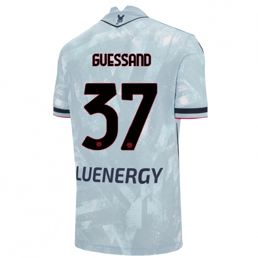 Danxen Męski Axel Guessand #37 Jasnoniebieski Czarny Wyjazdowa Koszulka 2025/26 Koszulki Klubowe