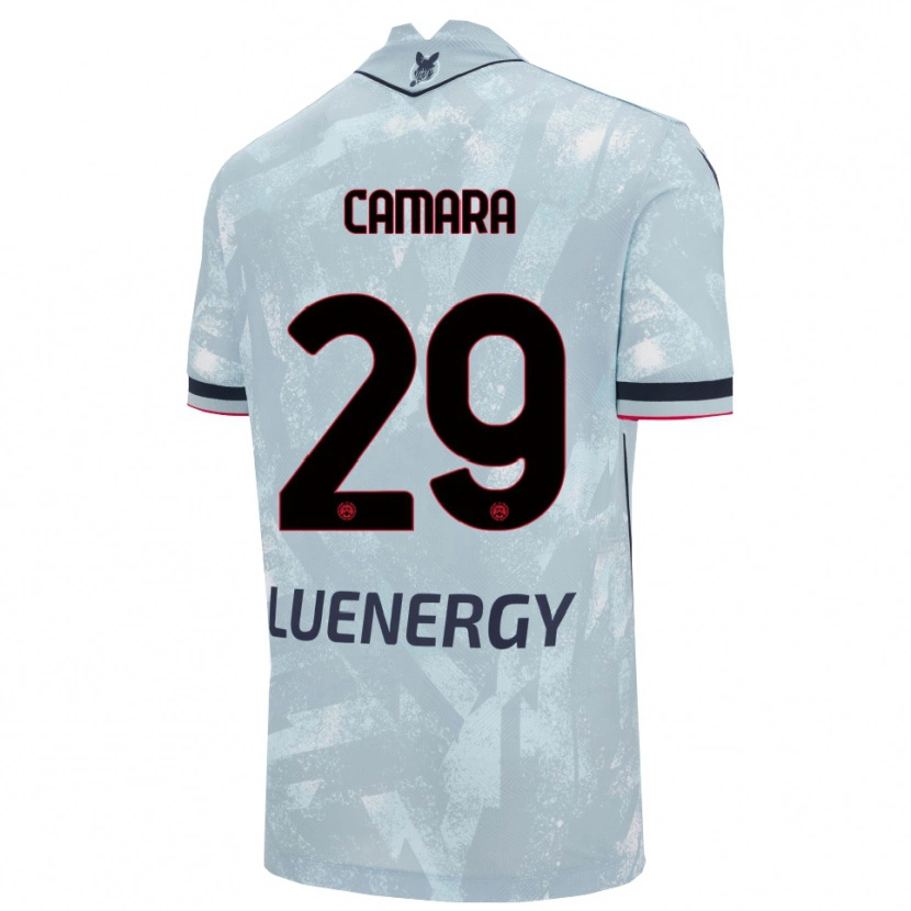 Danxen Męski Abdoulaye Camara #29 Jasnoniebieski Czarny Wyjazdowa Koszulka 2025/26 Koszulki Klubowe