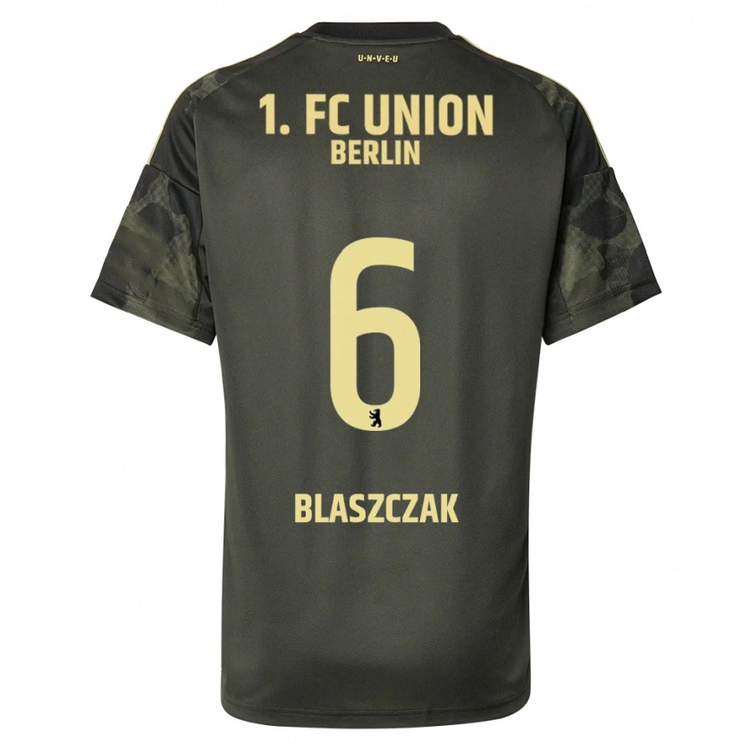 Danxen Męski Tim Blaszczak #6 Ciemnozielony Czarny Wyjazdowa Koszulka 2025/26 Koszulki Klubowe
