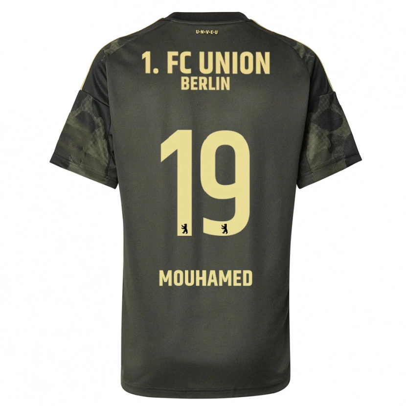 Danxen Męski Riyad Mouhamed #19 Ciemnozielony Czarny Wyjazdowa Koszulka 2025/26 Koszulki Klubowe
