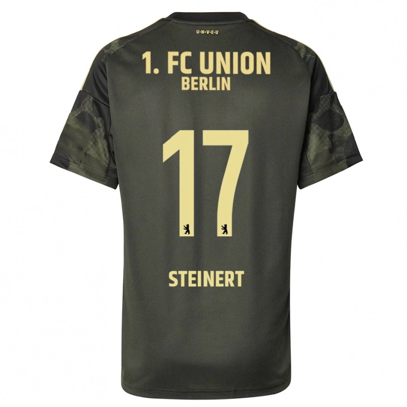 Danxen Męski Judith Steinert #17 Ciemnozielony Czarny Wyjazdowa Koszulka 2025/26 Koszulki Klubowe