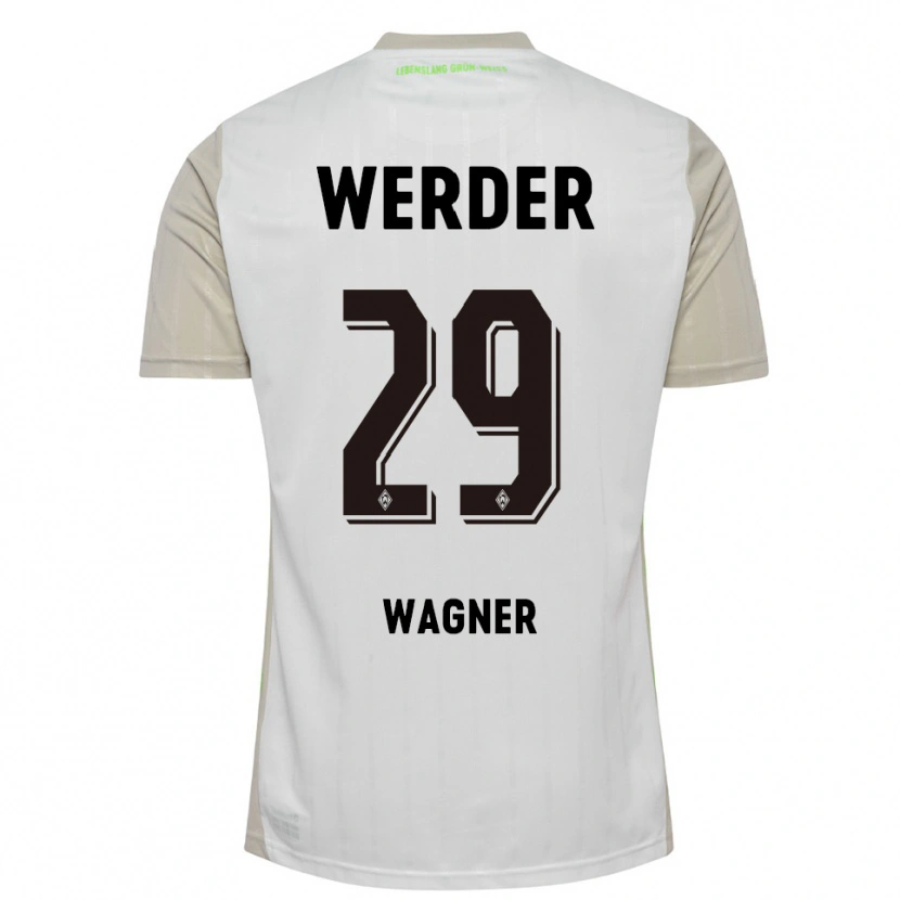 Danxen Męski Paul Wagner #29 Biały Czarny Wyjazdowa Koszulka 2025/26 Koszulki Klubowe