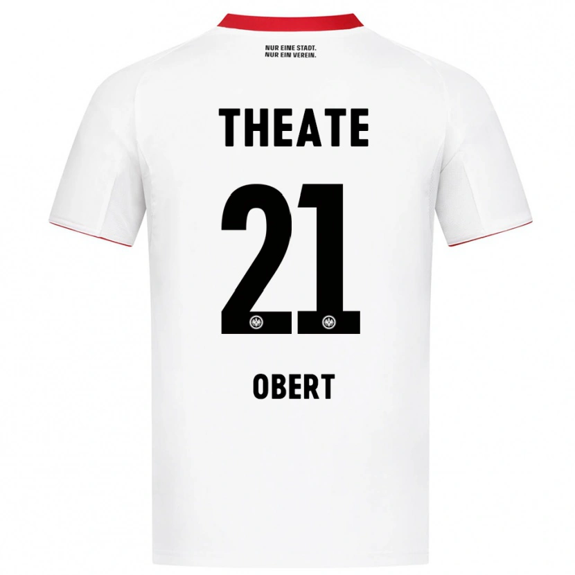 Danxen Męski Yuriy Obert #21 Biały Czerwony Wyjazdowa Koszulka 2025/26 Koszulki Klubowe