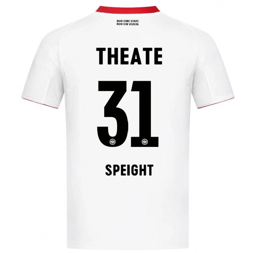 Danxen Męski Benjamin Speight #31 Biały Czerwony Wyjazdowa Koszulka 2025/26 Koszulki Klubowe