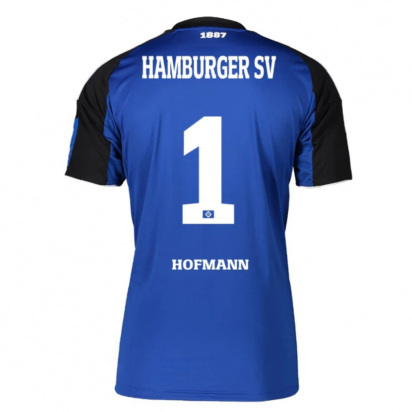 Danxen Męski Tobias Hofmann #1 Niebieski Czarny Wyjazdowa Koszulka 2025/26 Koszulki Klubowe