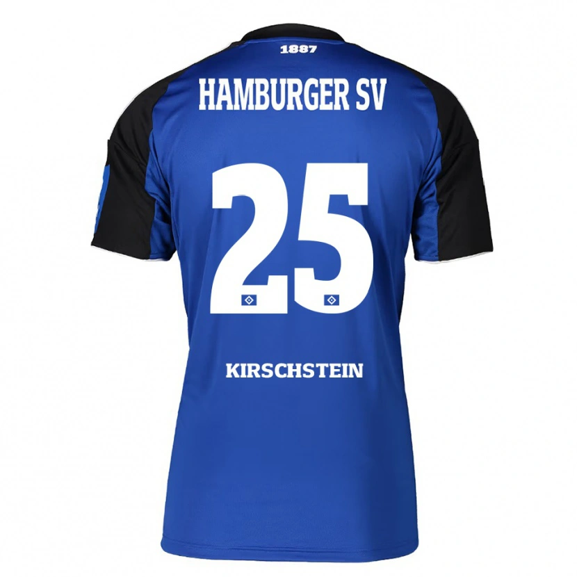 Danxen Męski Merle Kirschstein #25 Niebieski Czarny Wyjazdowa Koszulka 2025/26 Koszulki Klubowe