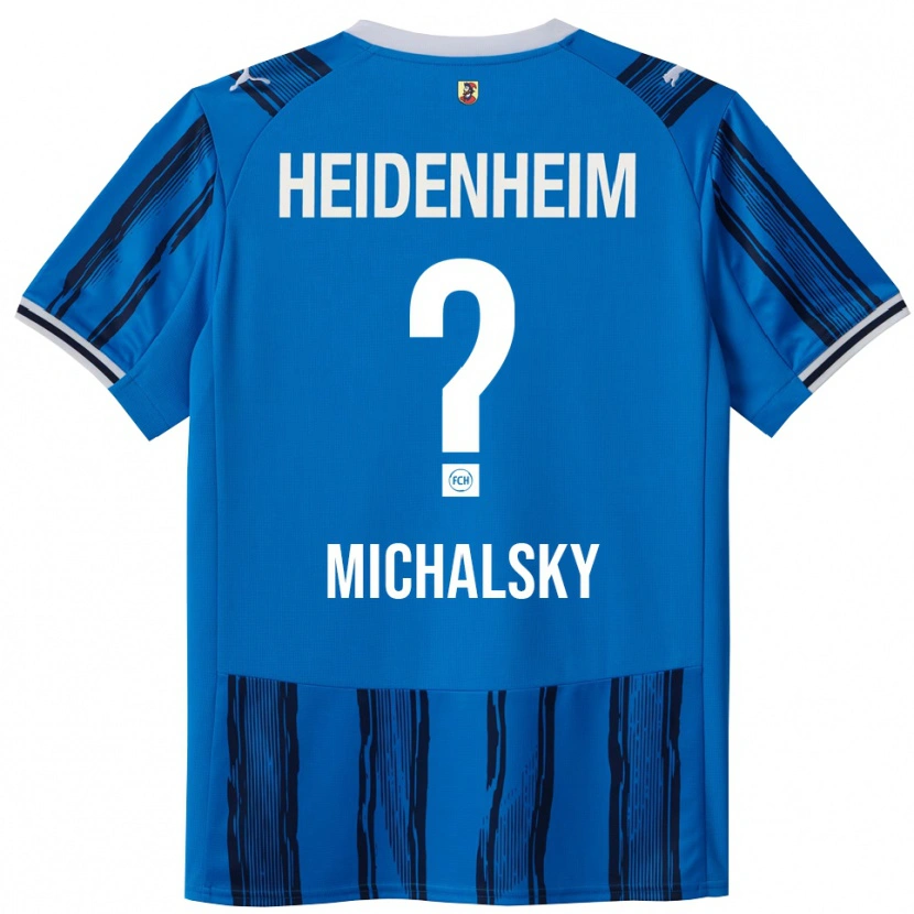 Danxen Męski Hanna Michalsky #0 Niebieski Granatowy Wyjazdowa Koszulka 2025/26 Koszulki Klubowe