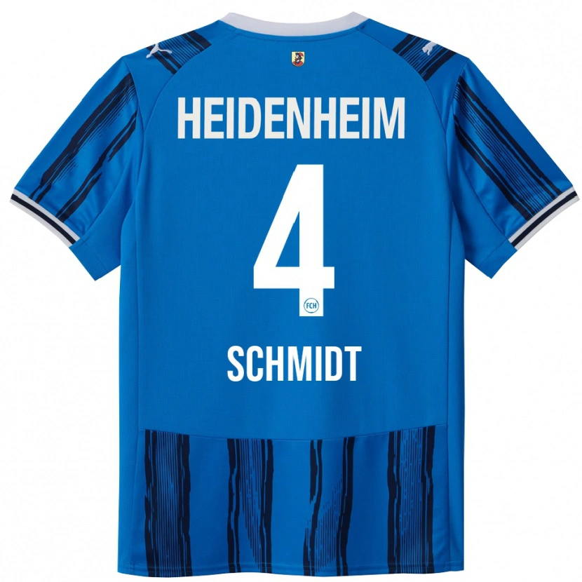 Danxen Męski Luke Schmidt #4 Niebieski Granatowy Wyjazdowa Koszulka 2025/26 Koszulki Klubowe