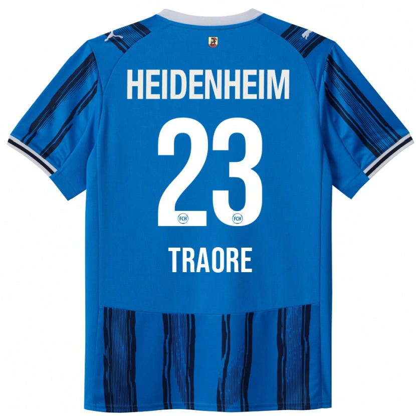 Danxen Męski Omar Traoré #23 Niebieski Granatowy Wyjazdowa Koszulka 2025/26 Koszulki Klubowe