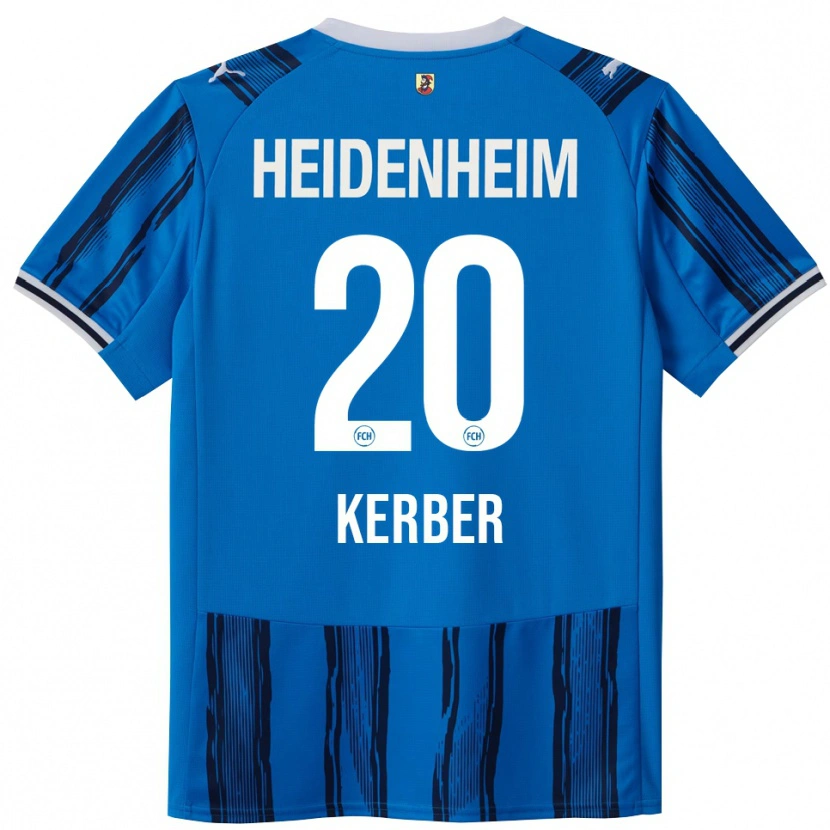 Danxen Męski Luca Kerber #20 Niebieski Granatowy Wyjazdowa Koszulka 2025/26 Koszulki Klubowe