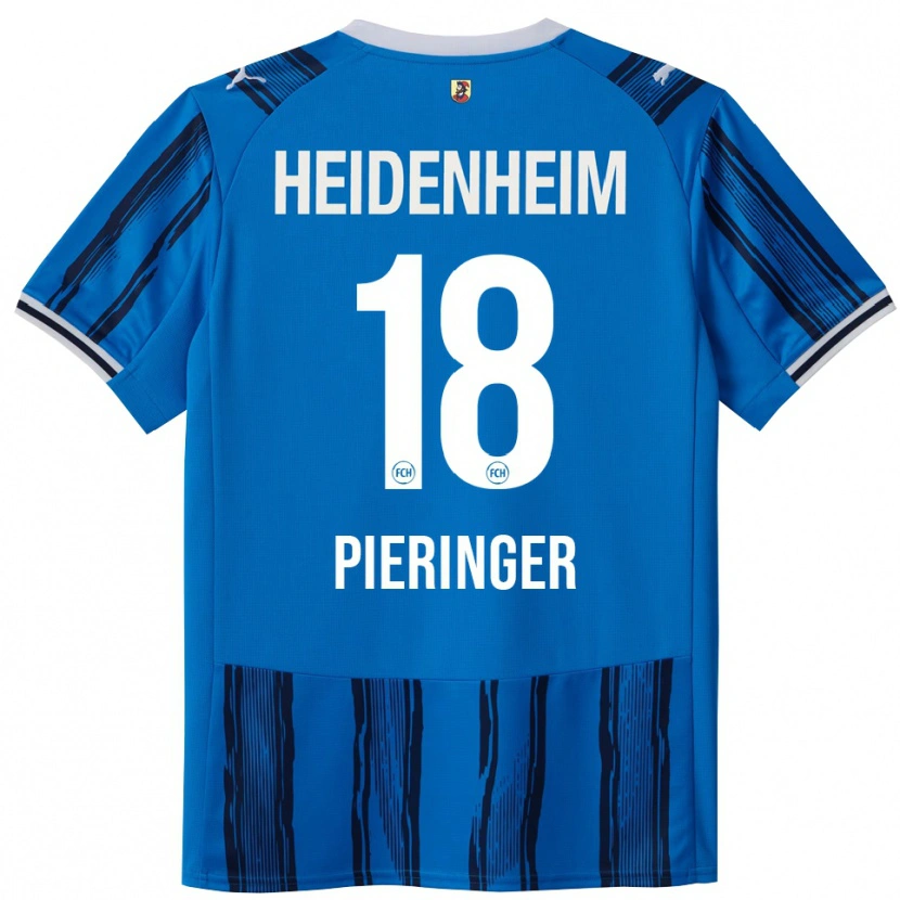 Danxen Męski Marvin Pieringer #18 Niebieski Granatowy Wyjazdowa Koszulka 2025/26 Koszulki Klubowe