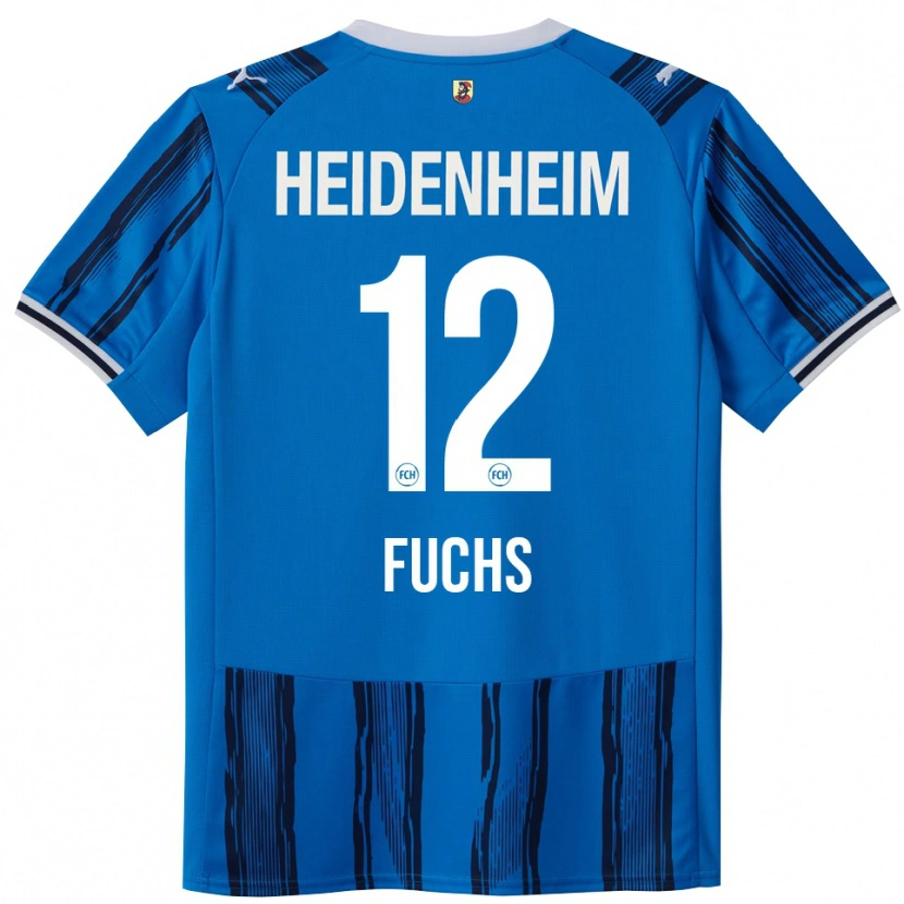 Danxen Męski Celine Fuchs #12 Niebieski Granatowy Wyjazdowa Koszulka 2025/26 Koszulki Klubowe