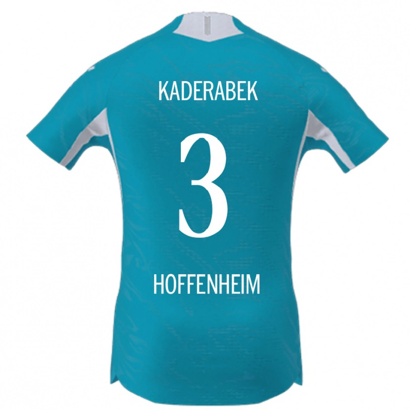 Danxen Męski Pavel Kaderabek #3 Błękitny Wyjazdowa Koszulka 2025/26 Koszulki Klubowe