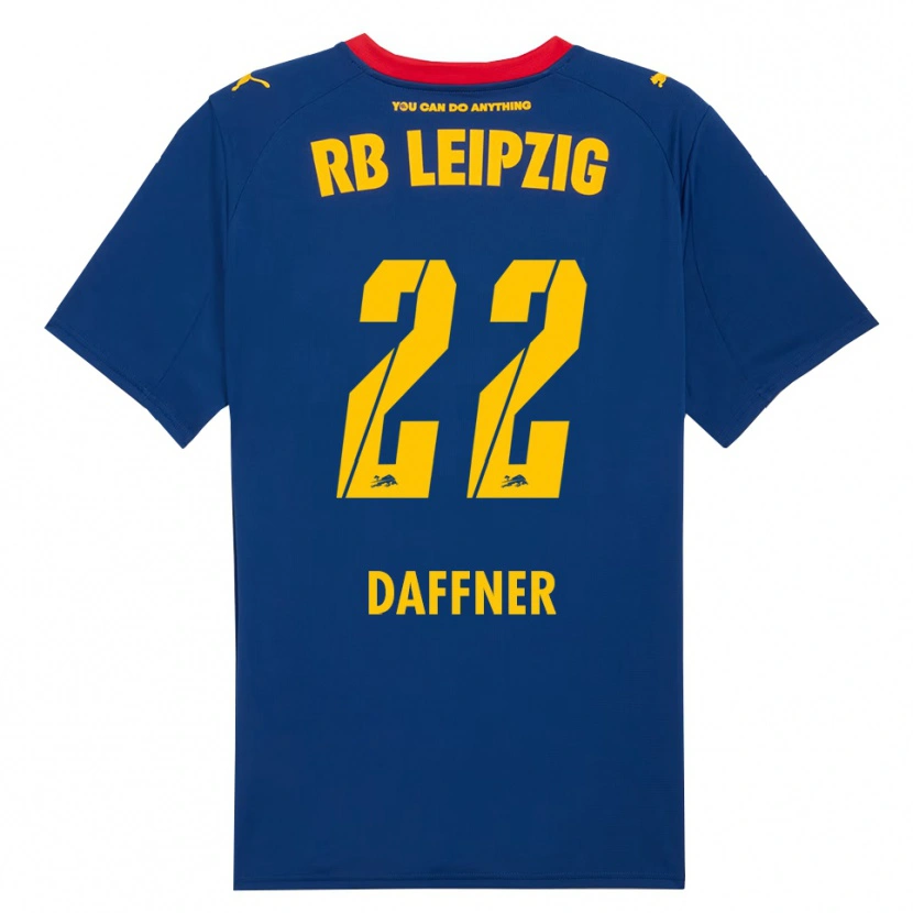 Danxen Męski Felix Daffner #22 Granatowy Czerwony Wyjazdowa Koszulka 2025/26 Koszulki Klubowe