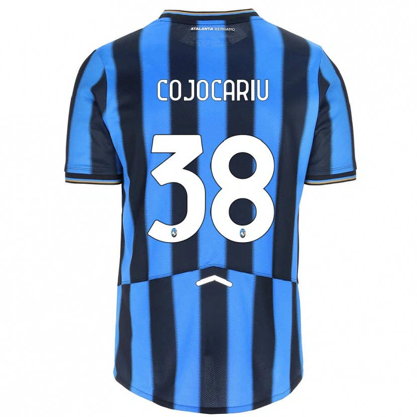 Danxen Kobiety Raul Cojocariu #38 Błękitny Czarny Domowa Koszulka 2025/26 Koszulki Klubowe