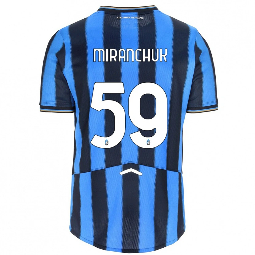 Danxen Kobiety Aleksey Miranchuk #59 Błękitny Czarny Domowa Koszulka 2025/26 Koszulki Klubowe