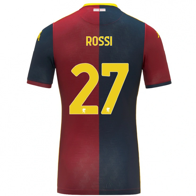 Danxen Kobiety Lucrezia Rossi #27 Czerwony Królewski Niebieski Domowa Koszulka 2025/26 Koszulki Klubowe