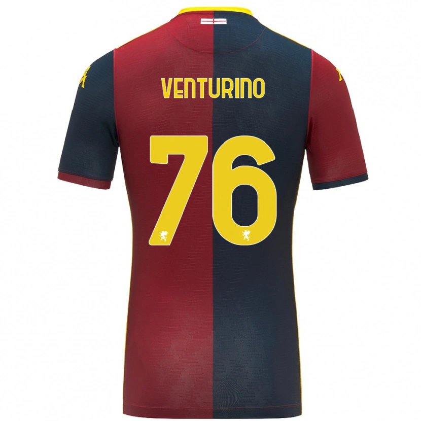 Danxen Kobiety Lorenzo Venturino #76 Czerwony Królewski Niebieski Domowa Koszulka 2025/26 Koszulki Klubowe