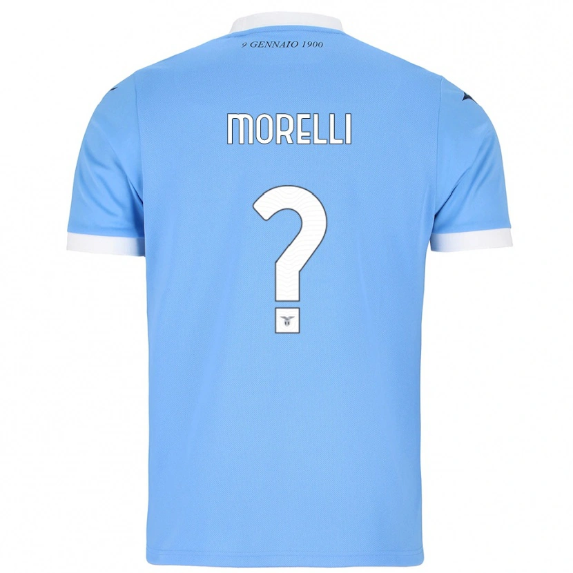Danxen Kobiety Manuel Morelli #0 Błękitny Biały Domowa Koszulka 2025/26 Koszulki Klubowe