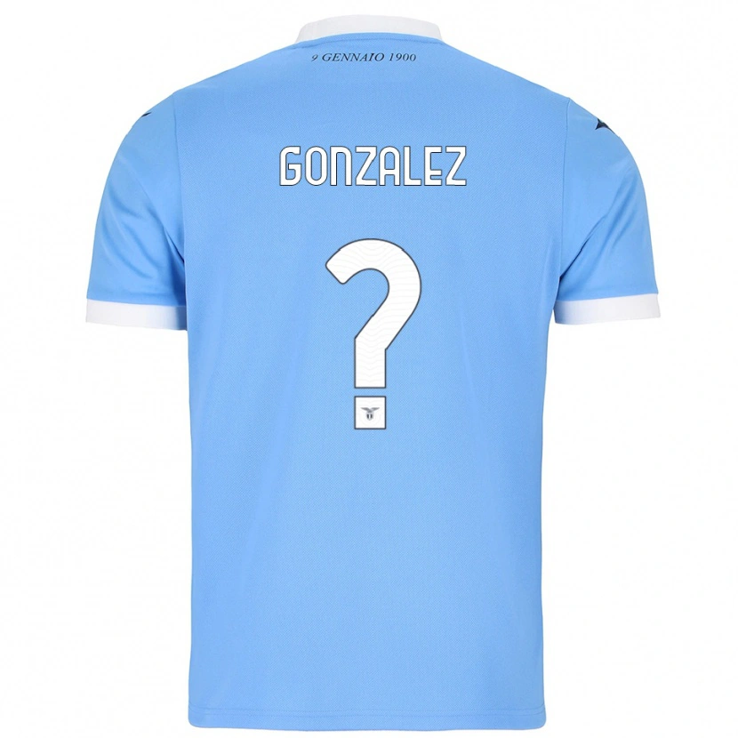 Danxen Kobiety Diego González #0 Błękitny Biały Domowa Koszulka 2025/26 Koszulki Klubowe