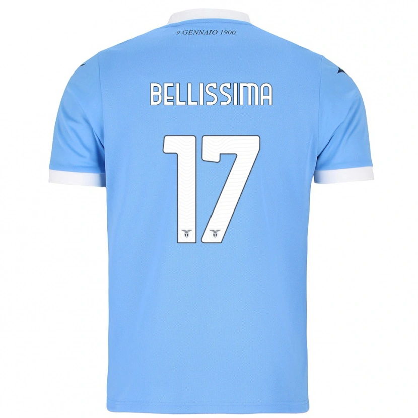 Danxen Kobiety Renato Bellissima #17 Błękitny Biały Domowa Koszulka 2025/26 Koszulki Klubowe