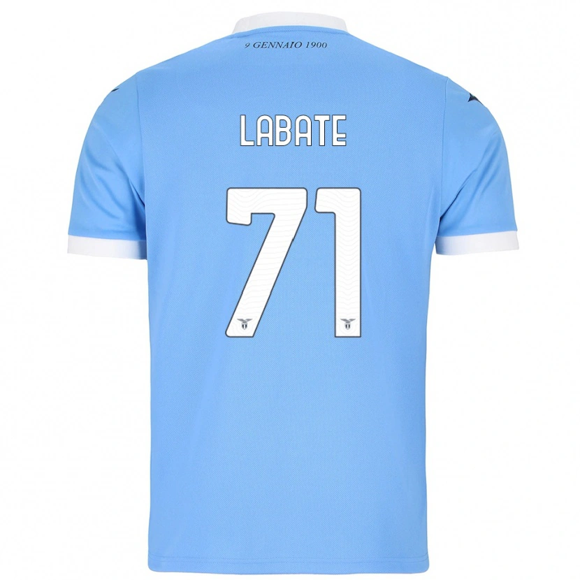 Danxen Kobiety Camilla Labate #71 Błękitny Biały Domowa Koszulka 2025/26 Koszulki Klubowe