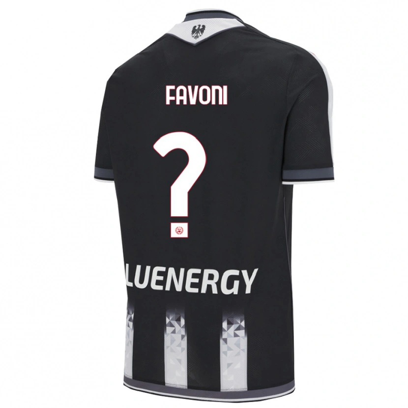 Danxen Kobiety Patrick Favoni #0 Czarny Biały Domowa Koszulka 2025/26 Koszulki Klubowe