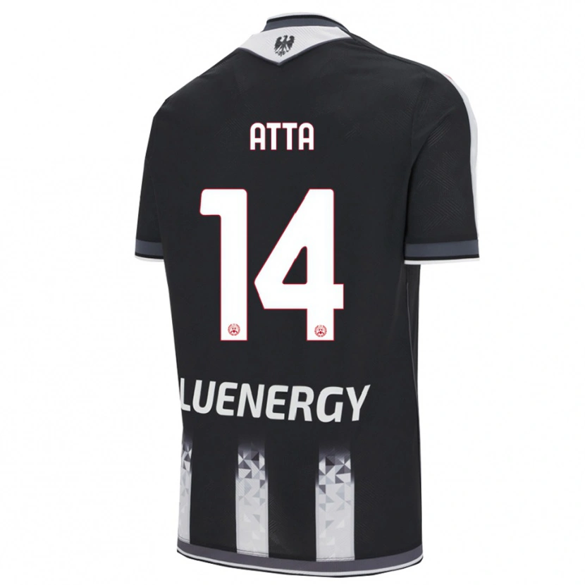 Danxen Kobiety Arthur Atta #14 Czarny Biały Domowa Koszulka 2025/26 Koszulki Klubowe