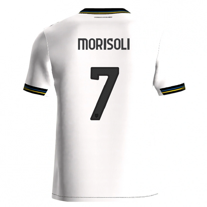 Danxen Kobiety Gabriel Morisoli #7 Biały Czarny Domowa Koszulka 2025/26 Koszulki Klubowe