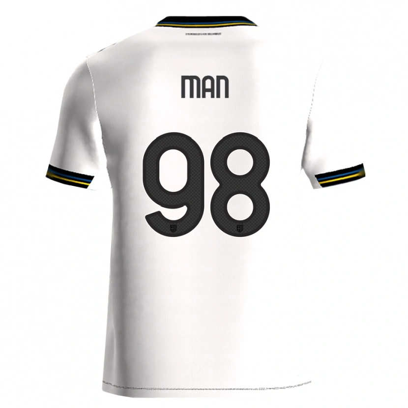 Danxen Kobiety Dennis Man #98 Biały Czarny Domowa Koszulka 2025/26 Koszulki Klubowe