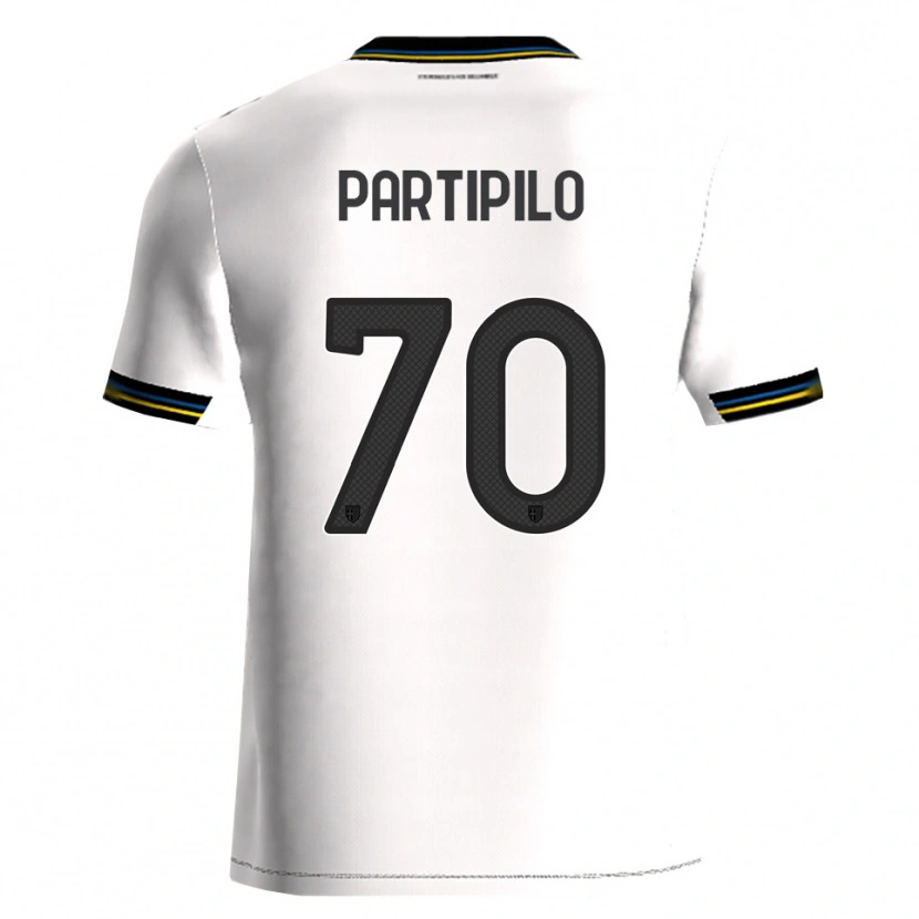 Danxen Kobiety Anthony Partipilo #70 Biały Czarny Domowa Koszulka 2025/26 Koszulki Klubowe