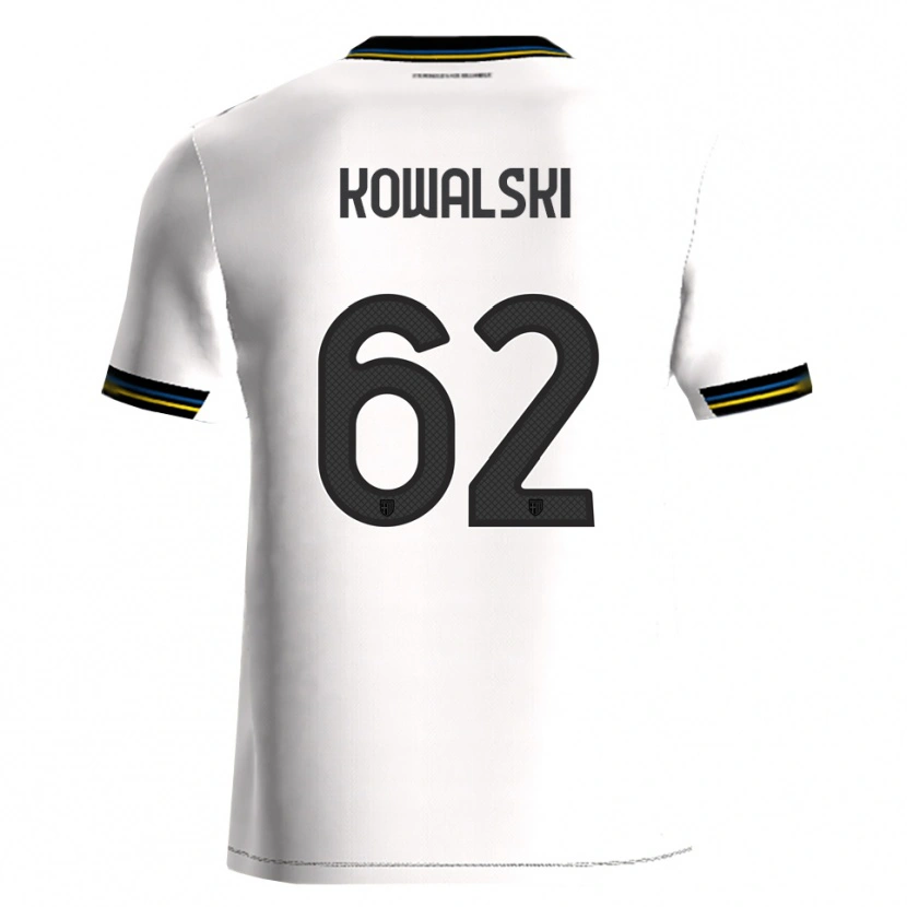 Danxen Kobiety Mateusz Kowalski #62 Biały Czarny Domowa Koszulka 2025/26 Koszulki Klubowe