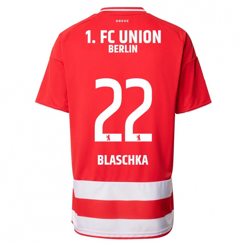 Danxen Kobiety Anouk Blaschka #22 Czerwony Biały Domowa Koszulka 2025/26 Koszulki Klubowe