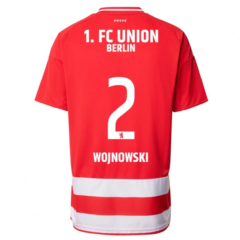 Danxen Kobiety Wiktorian Wojnowski #2 Czerwony Biały Domowa Koszulka 2025/26 Koszulki Klubowe