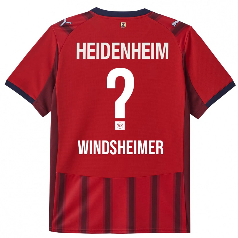 Danxen Kobiety Tim Windsheimer #0 Czerwony Granatowy Domowa Koszulka 2025/26 Koszulki Klubowe