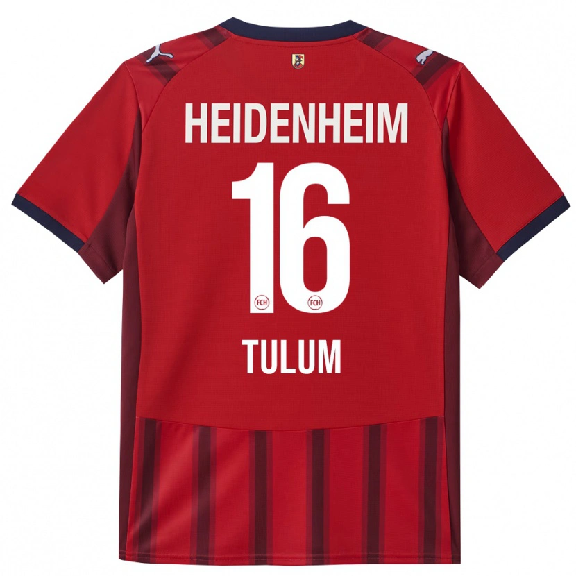 Danxen Kobiety Melih Tulum #16 Czerwony Granatowy Domowa Koszulka 2025/26 Koszulki Klubowe