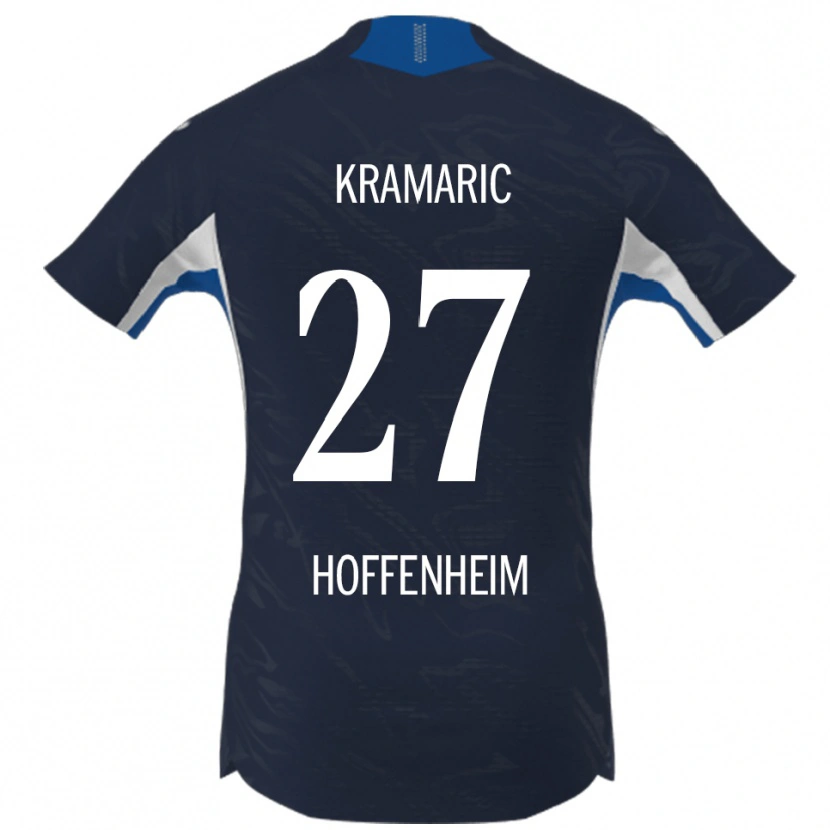 Danxen Kobiety Andrej Kramaric #27 Granatowy Biały Domowa Koszulka 2025/26 Koszulki Klubowe