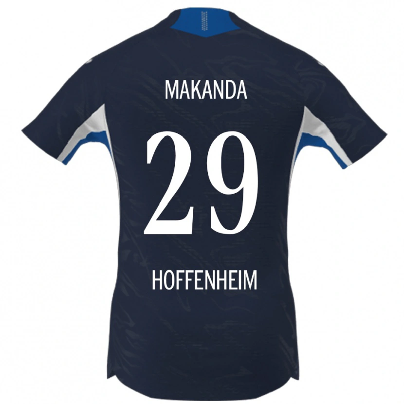 Danxen Kobiety Blessing Makanda #29 Granatowy Biały Domowa Koszulka 2025/26 Koszulki Klubowe