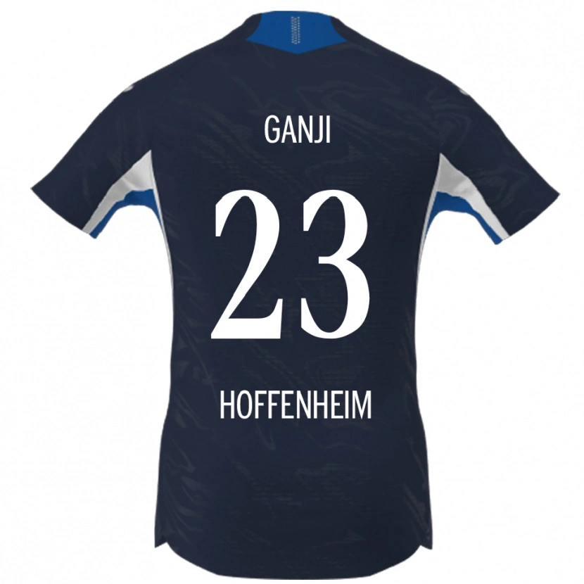 Danxen Kobiety Leon Ganji #23 Granatowy Biały Domowa Koszulka 2025/26 Koszulki Klubowe
