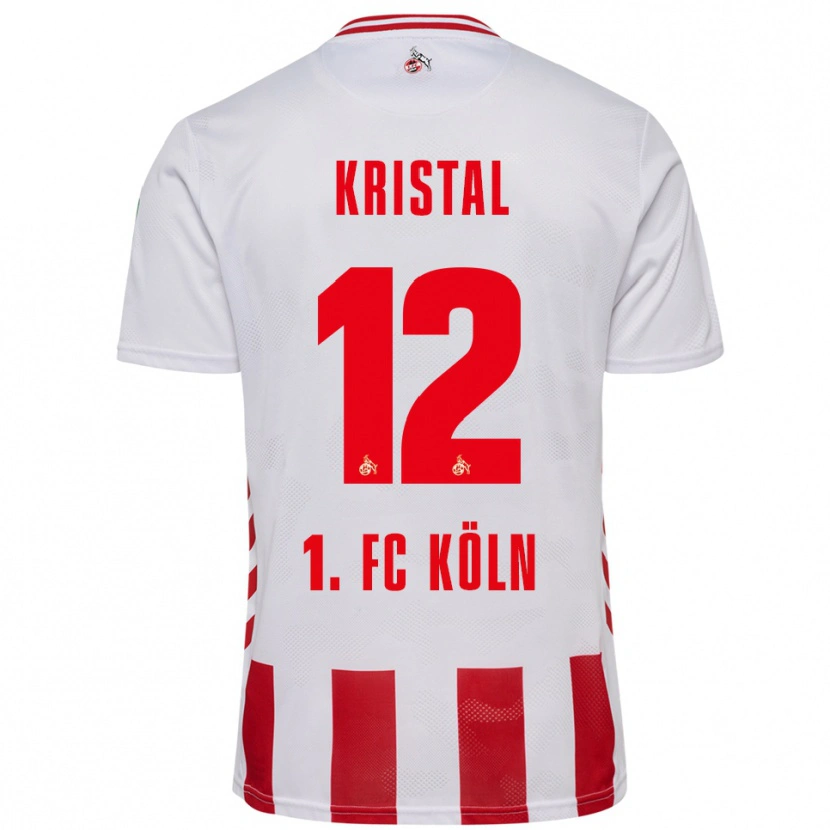 Danxen Kobiety Patrik Kristal #12 Biały Czerwony Domowa Koszulka 2025/26 Koszulki Klubowe
