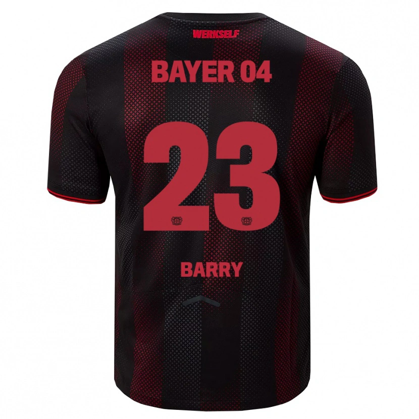 Danxen Kobiety Alpha Barry #23 Czarny Czerwony Domowa Koszulka 2025/26 Koszulki Klubowe