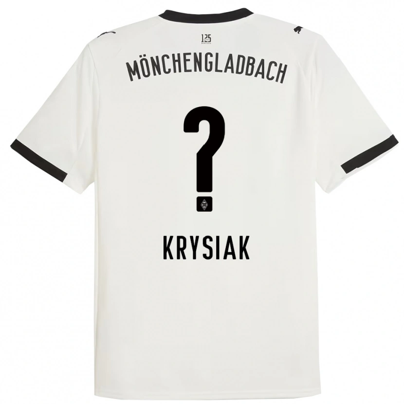 Danxen Kobiety Bartlomiej Krysiak #0 Biały Czarny Domowa Koszulka 2025/26 Koszulki Klubowe