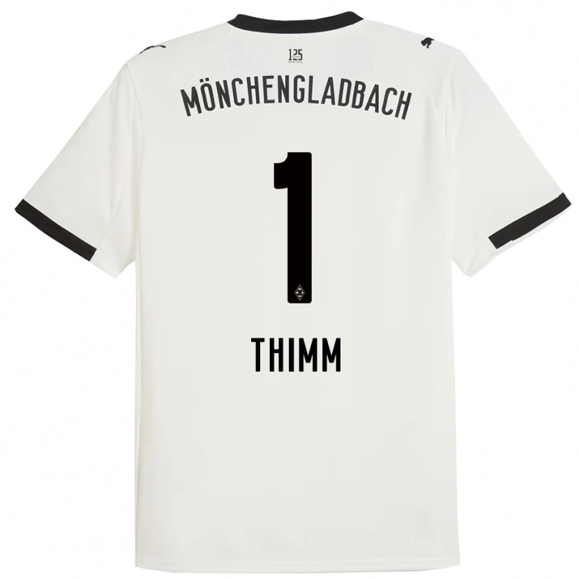 Danxen Kobiety Joshua Thimm #1 Biały Czarny Domowa Koszulka 2025/26 Koszulki Klubowe