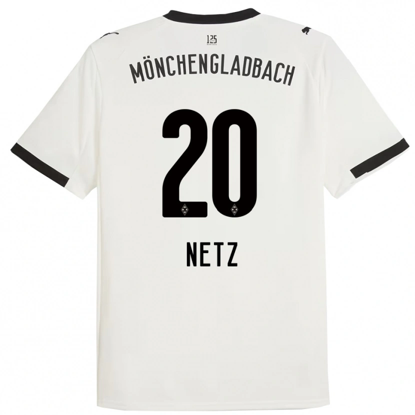 Danxen Kobiety Luca Netz #20 Biały Czarny Domowa Koszulka 2025/26 Koszulki Klubowe